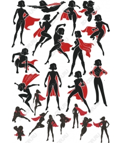 Set "a Female superhero, expanding the possibilities"