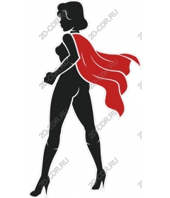  Bold female superhero