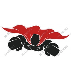 The heroic superhero
