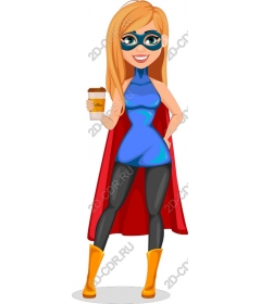 The empowerment superheroine