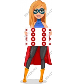  Bright superheroine