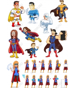 Set of superheroes - a Dynamic kit