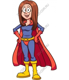 The empowerment of women superhero