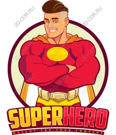  A superhero-mascot