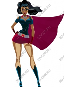  A female superhero