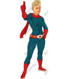 The empowerment of women superhero