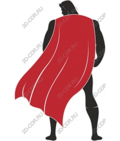 Heroic with a red Cape
