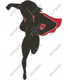 The empowerment of women superhero