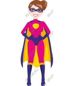 Cheerful Superhero