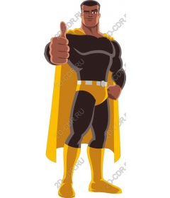  Confident superhero