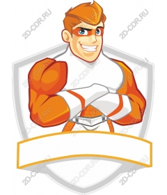  A superhero-mascot