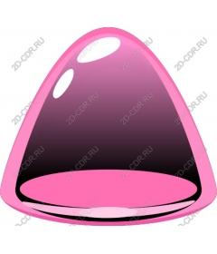  Form pink gelatin
