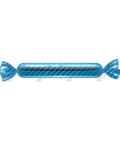  Bright blue candy