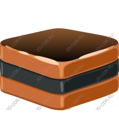  Chocolate layered dessert