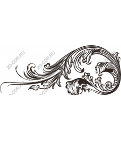 Vintage decorative flourish