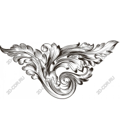  Elegant floral pattern