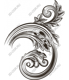 Exquisite work with flower pattern