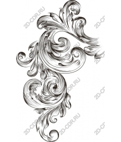  Elegant twisted ornament-curl