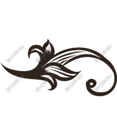  Elegant floral pattern
