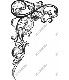  Elegant floral pattern
