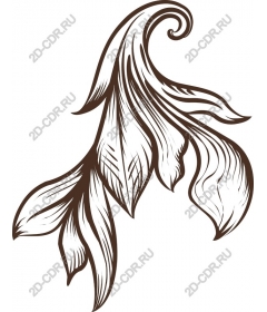  Elegant floral ornament
