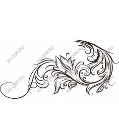  Elegant floral pattern