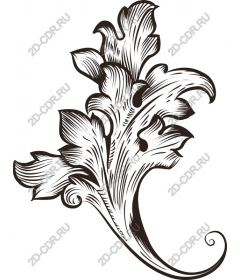  Elegant motif leaves