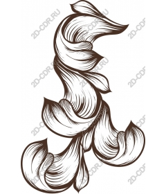  Elegant leaf curl