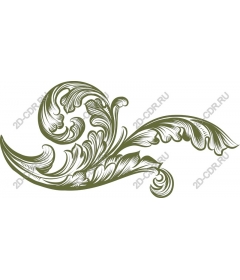 Elegant floral pattern
