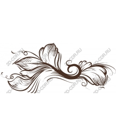  Elegant floral pattern