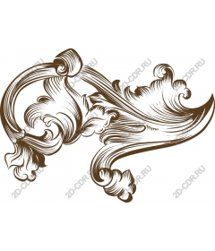  Elegant ornamental curl