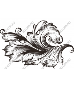 Exquisite swirling floral sheet