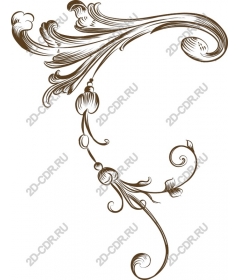  Elegant floral pattern