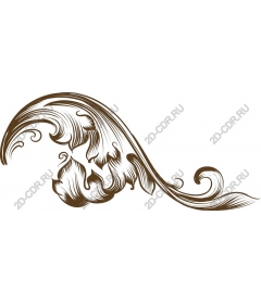 Elegant floral pattern