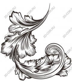  Elegant floral pattern