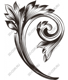 The intricate floral pattern