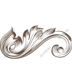  Elegant decorative floral pattern