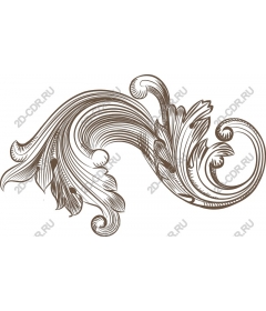  Elegant decorative floral pattern