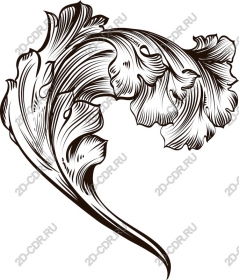  Elegant floral pattern
