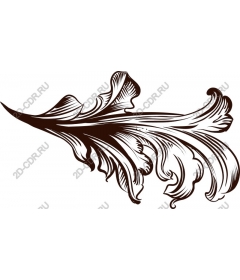  Elegant floral pattern