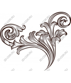  Elegant floral pattern