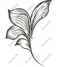 Elegant stylized sheet