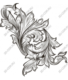  Elegant floral pattern