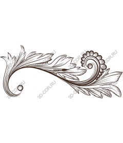  Elegant decorative floral pattern