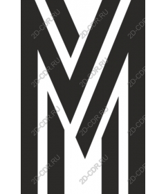  Современная монограмма М