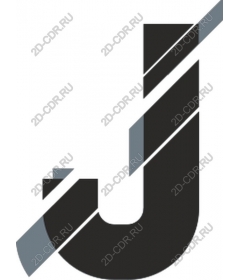  Stylized letter J