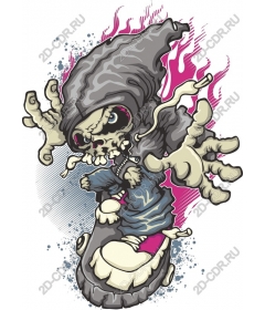  Skater skull