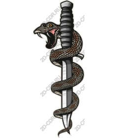  Fierce snake and dagger