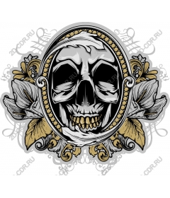  Decorated skull