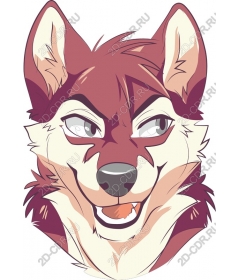  Charming wolf head